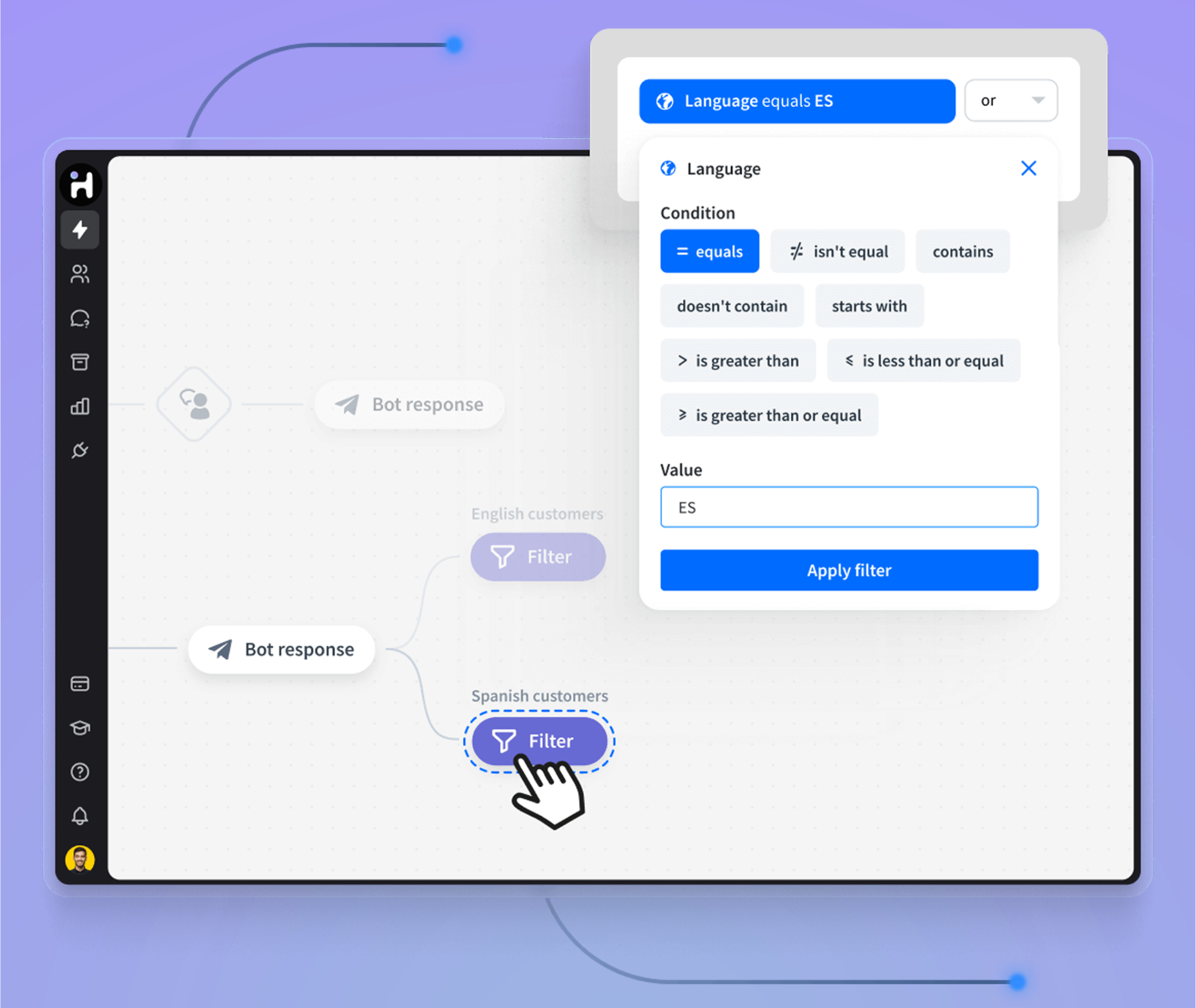 Smart WhatsApp call routing with IVR menus - HillTeck