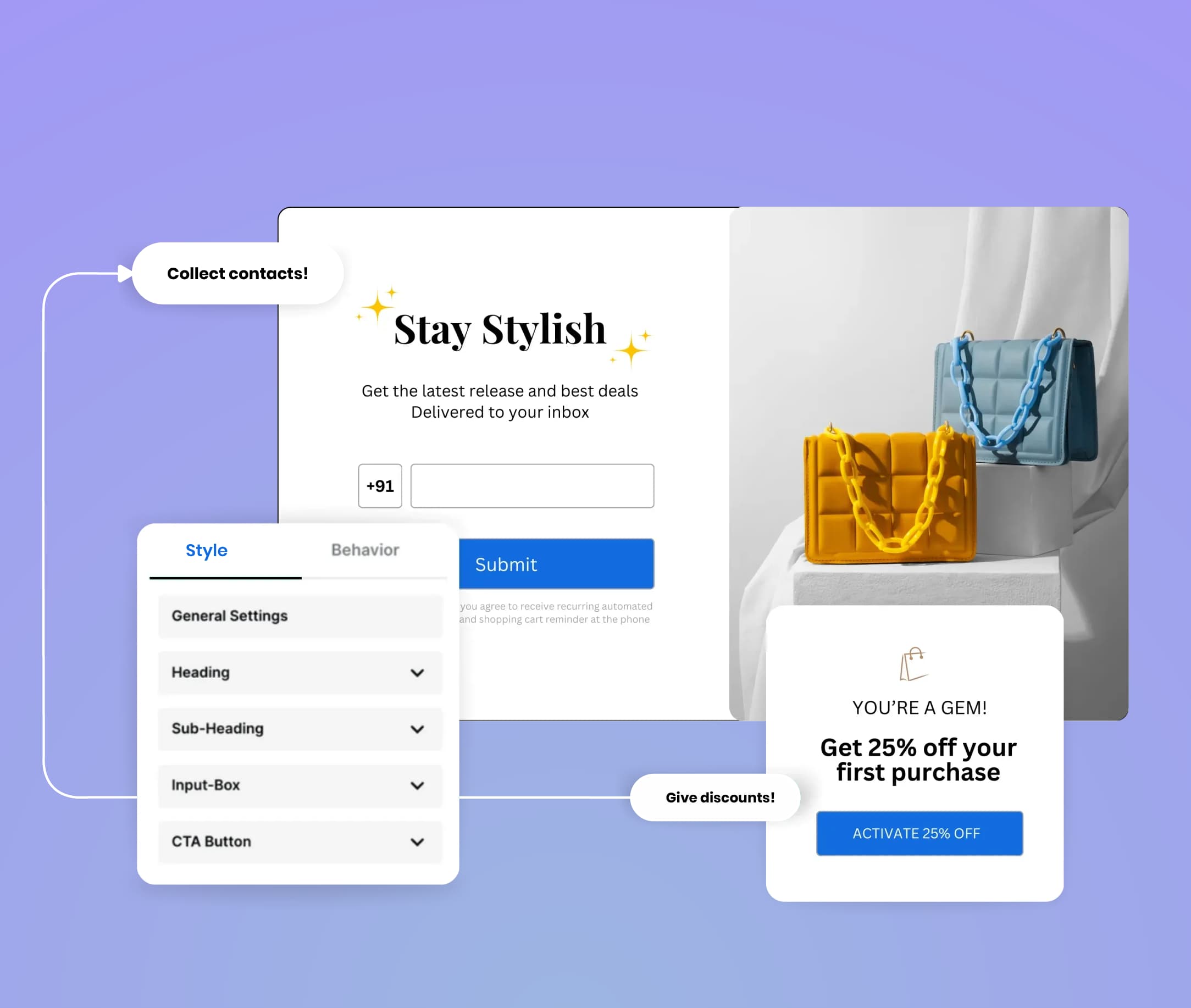 Client loyalty program and birthday offers managed through WhatsApp for spas and salons
