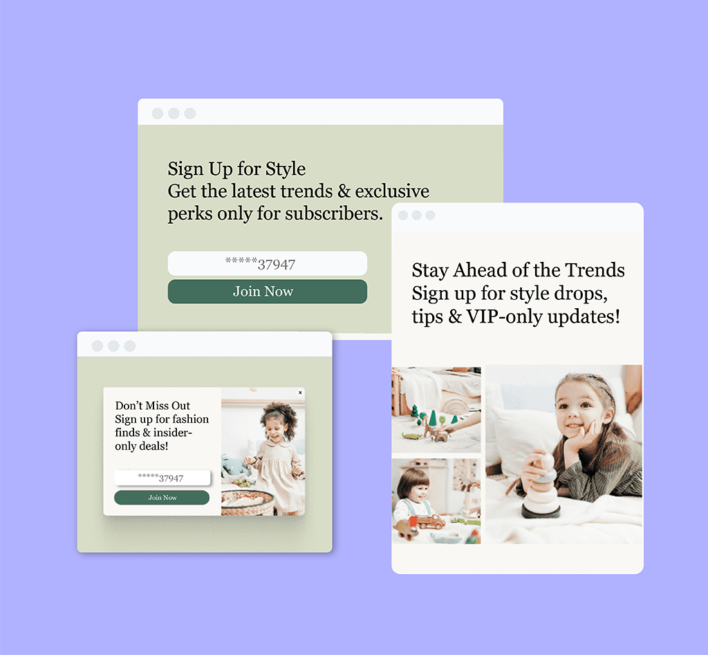 WhatsApp subscriber form popup templates for Shopify opt-in and lead capture - HillTeck